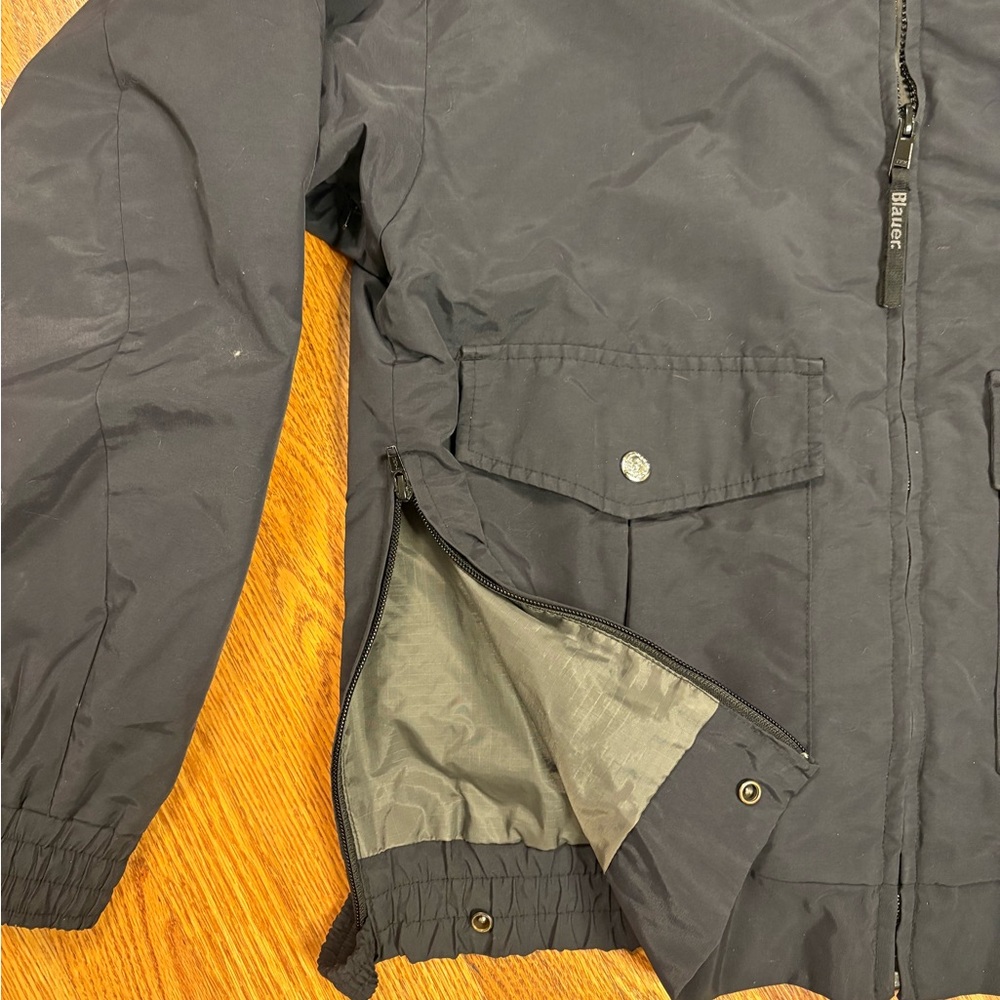 Men's Tactical Duty Bomber Jacket, Navy Size Medium - Picture 7 of 11